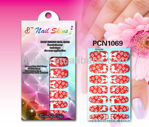 New design gel nail art stickers from Guangzhou 3d nail art supplies in 3d nail art