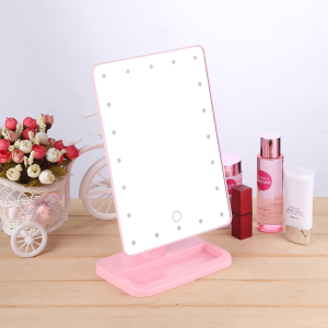 New gadgets 22led Led light make up mirror/Led table mirror with touch control switch