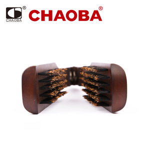 New Hot Sell Folding Wooden Handle Double Side Straightening Hair Brush CB-6009