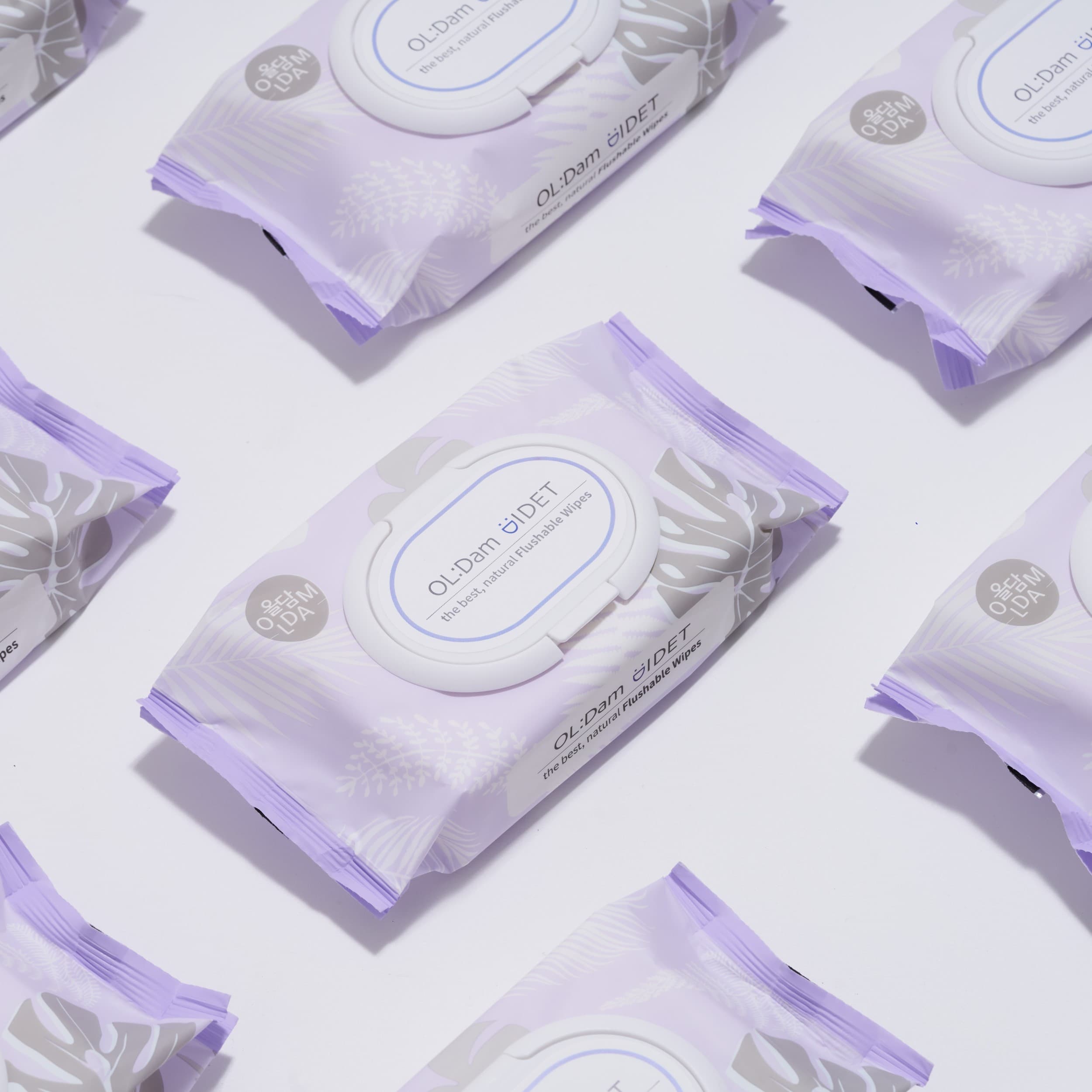 Oldam Flushable Bidet Cotton Blossom Wet Wipes