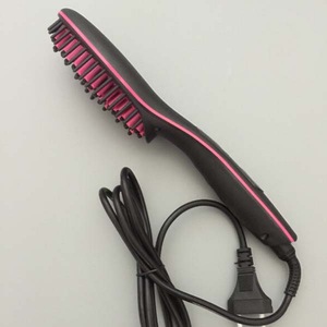 Popular Ceramic Fast Electric Brush Hair Straightener