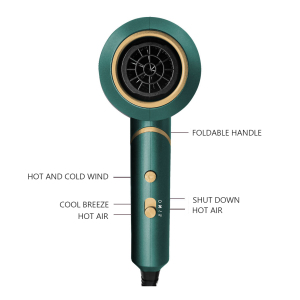 Portable Electric Hair dryer machine salon Rechargeable Hair Dryer Battery Hair Dryer ABD-1000