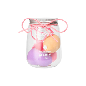 Private Label Beauty Sponge Latex free Wholesale Super soft  3PCS Beauty Blenders cosmetic puff