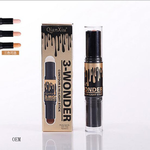 Private Label Double-end Concealer & Highlight Contour Trim Cosmetic Makeup Beauty Bar Pen Stick