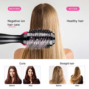 Professional Hot Air Brush with Straightening One Step Hair Dryer Brush hot air comb