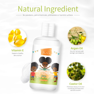 Prviate Label Kids Natural Curly Hair Shampoo Body Wash 2 In 1 Without Alcohol And Crutly Free