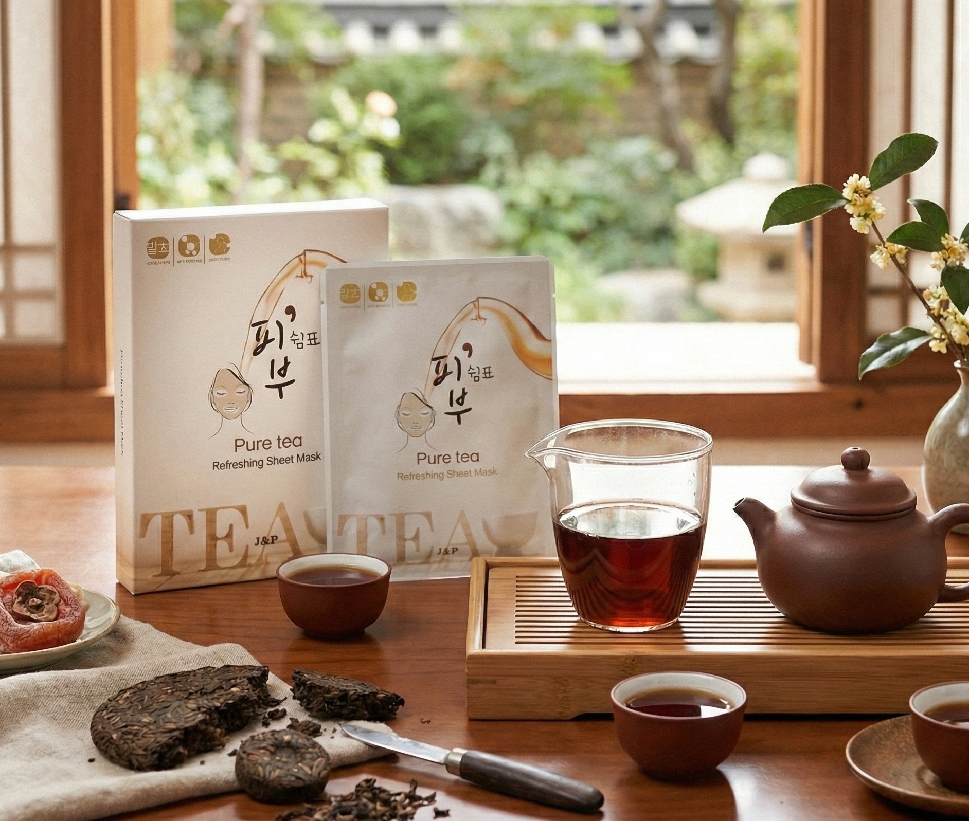 Rest for Skin Refreshing Mask PURE TEA(Pu-erh Tea)