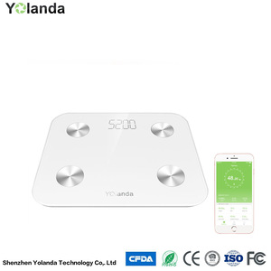 Smart body Diagnostic scale / health care/ Ultra transparent toughened glass