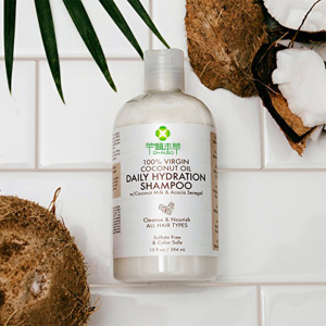 Smooth and shiny coconut hair treatment growth hair oil