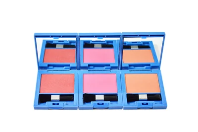 Square Case Blush Powder Soft and Delicate with Mirror