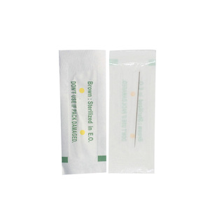 Stainless Steel Disposable Permanent Makeup Tattoo Needle For Single Use