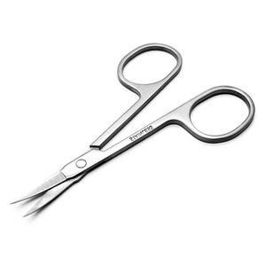 Stainless Steel Makeup Small Nose Hair Scissor Rounded Eyebrow Eyelashes