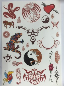 Water Transfer Waterproof Temporary Tattoo Sticker Body Art Product