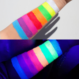 Waterproof Eyeliner Fluorescent  Activated Glow Neon UV Pastel Make Up Graphic Neon Eye Liner