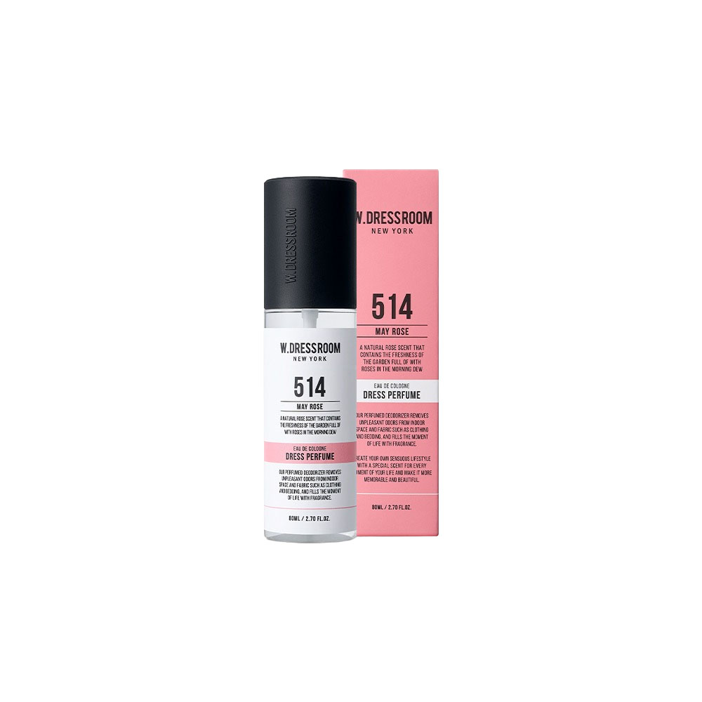 (W.DRESSROOM) NEW Dress Perfume Portable Season 3 No.514 May Rose 80ml