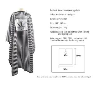 Wholesale Barber Capes Plastic Haircut Gown Waterproof Apron Cutting Cape Hairdressing Cape