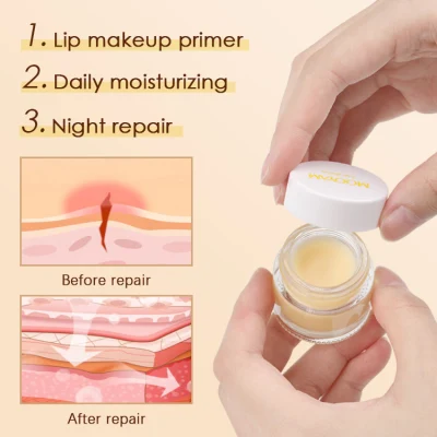 Wholesale Private Label Repairing Lip Care Cream Fading Lip Lines Moisturizing Smoothing Shea Butter Lemon Tinted Lip Balm