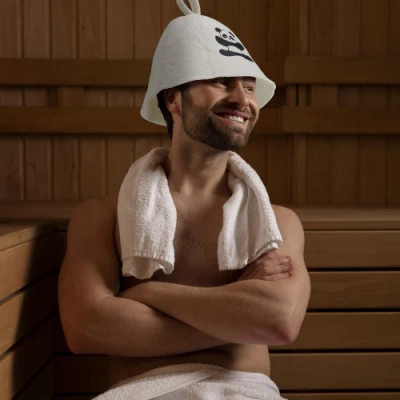 Wholesale Top Quality 100% Wool Felt Sauna Hat for Sale