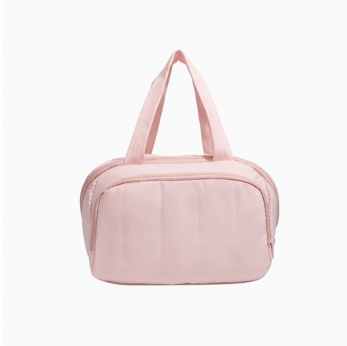 New Fashionable Travel Waterproof Pink Oxford Women's Cosmetic Makeup Case Large Capacity Toiletry Bag