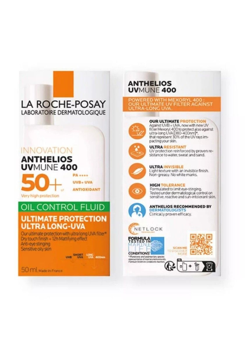 Roche Posay Anthelios Oil Control Fluido Spf50+ 50 Ml