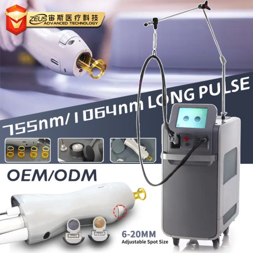 Fiber Coupled Diode Laser Hair Removal Machine 755nm Permanent Hair Removal For Salon