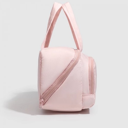 New Fashionable Travel Waterproof Pink Oxford Women's Cosmetic Makeup Case Large Capacity Toiletry Bag