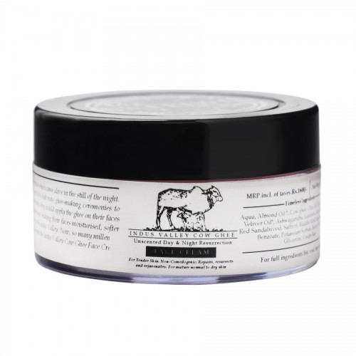 Timeless Beauty Secrets Organic Cow ghee, Argan oil, Saffron & Sandalwood Skin Brightening  Day & Night Luxury Face Cream For Normal to Dry Skin