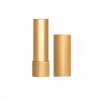 Custom Metal Gold Color Zinc Alloy High-end Round Bottom Shell Lipstick Empty Tube