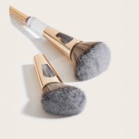 Detachable Dual-End Kabuki Makeup Brush with Replaceable Head – Custom Private Label