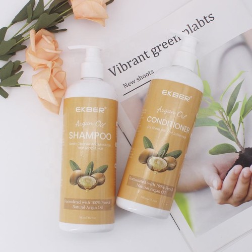 Natural Argan Oil Shampoo Conditioner for Soft, Shiny Hair | Paraben Free