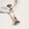 Detachable Dual-End Kabuki Makeup Brush with Replaceable Head – Custom Private Label