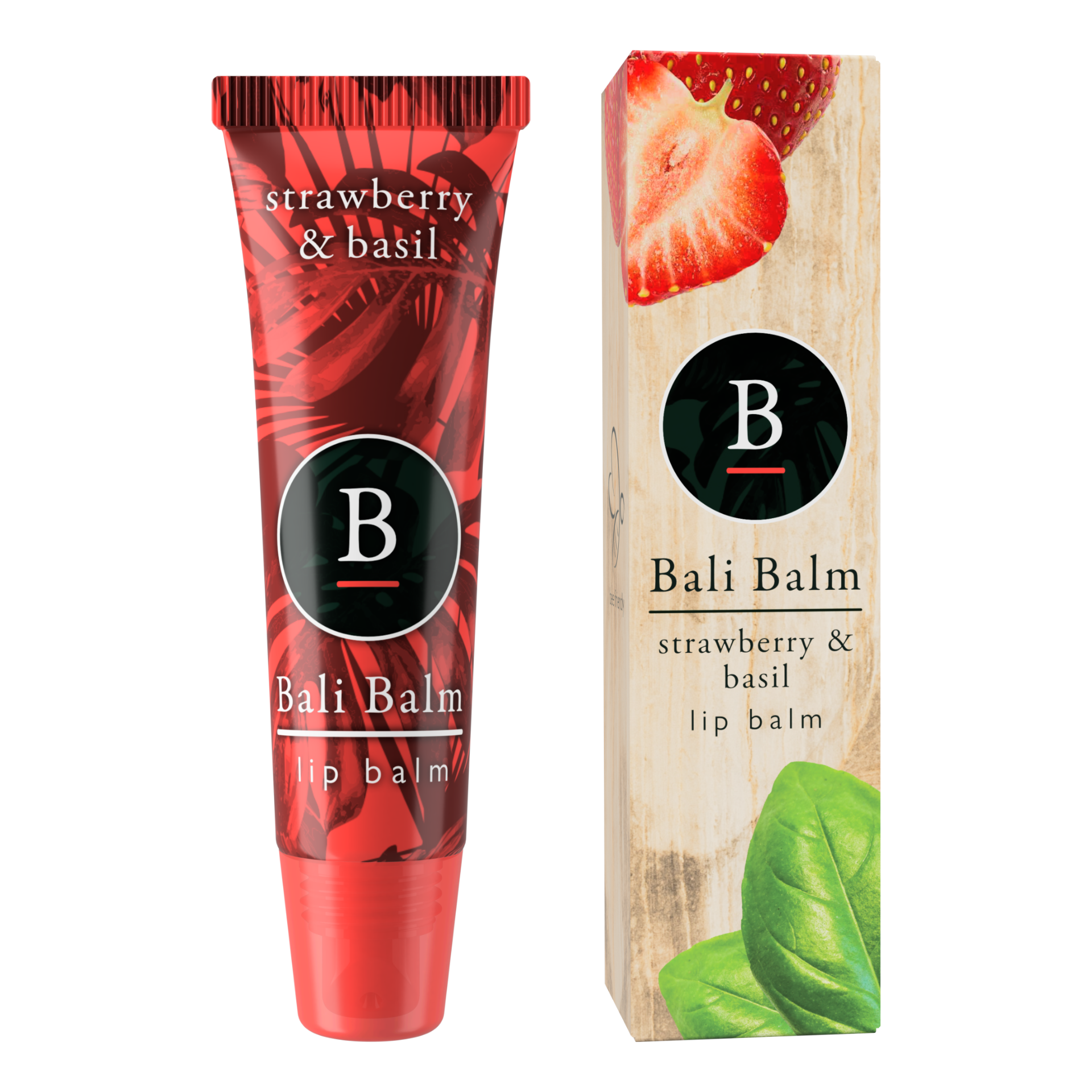 Strawberry & Basil Lip Balm