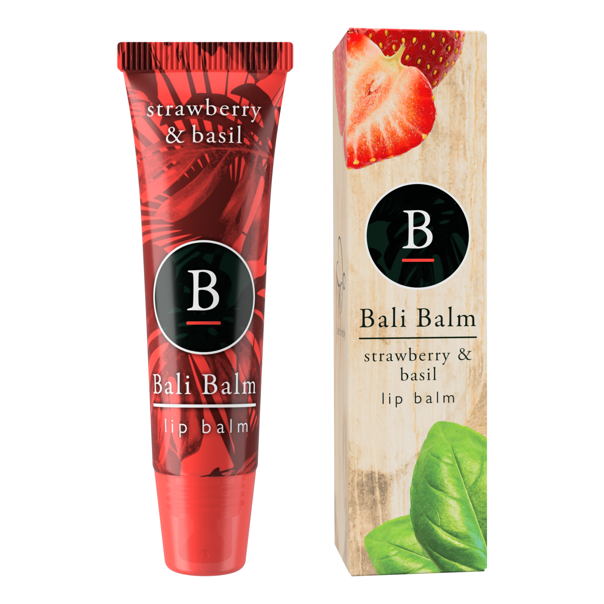 Strawberry & Basil Lip Balm