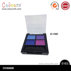 2017 new product OEM cosmetic 4 color eyeshadow palette makeup