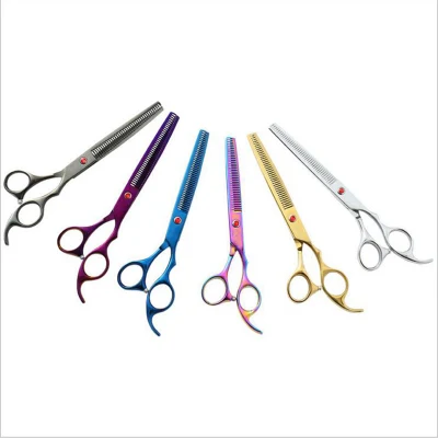 7inch Straight Handle Hair Cutting Scissors Barber Professional Hairdressing Scissor