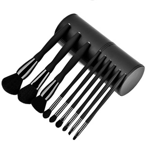 9pcs High End Bulk Dense Black Makeup Brush