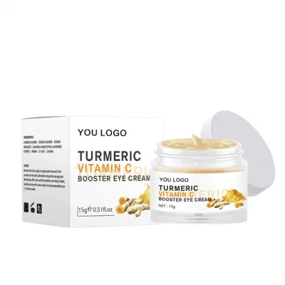 Beauty Cosmetics Skin Care Removal Dark Circles for Turmeric Vitamin C Booster Eye Cream
