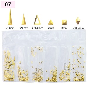 BIN CE mixed 6 nail art 3D metal