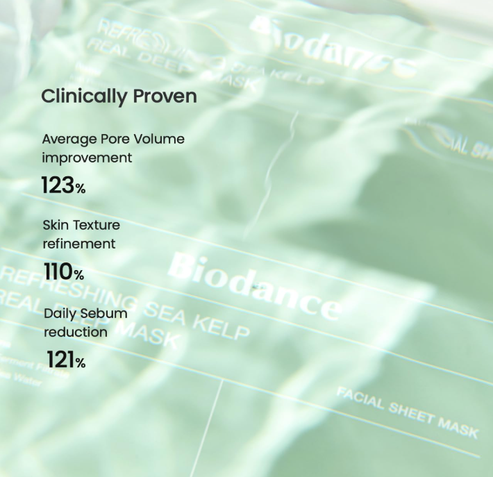 BIODANCE Refreshing Sea kelp Real Deep Mask 1.19oz (34g) 