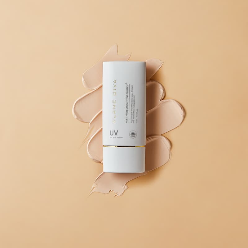 BLANC DIVA MULTI PROTECTION FITTING SUNBASE SUN CREAM STRONG UV PROTECTION