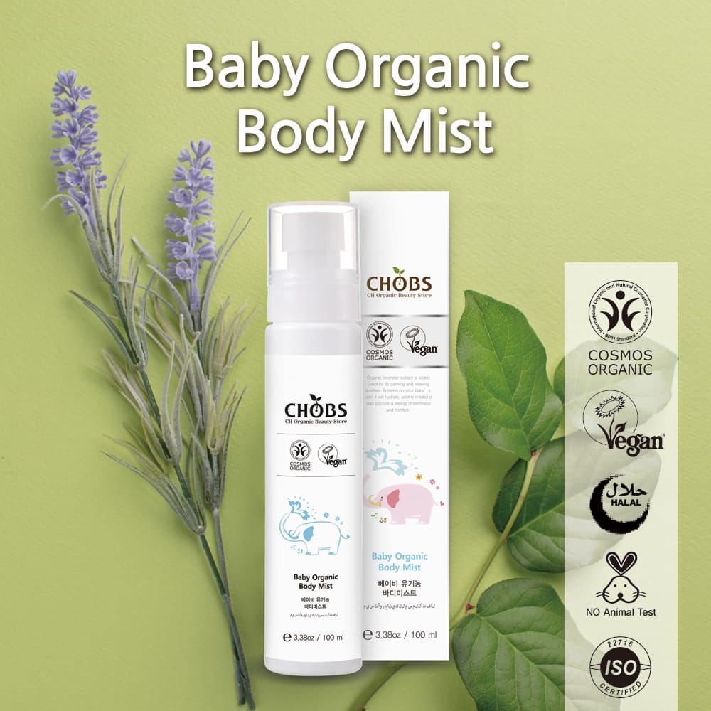 CHOBS Organic Baby Body Mist 100ml