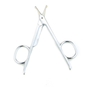 Customized professional Makeup Tools scissors Double Eyebrow Makeup Stainless Steel Beauty Scissors