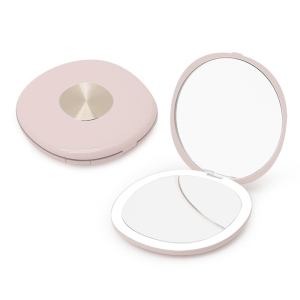 Double Sided Pocket Mirror Magnifying 3X LED Makeup Mirror with Light