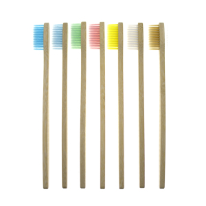 Eco- friendly Charcoal Bristles OEM Bamboo Toothbrush with Customized Packing and Logo