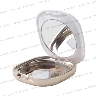 Empty Clear Color High Quality Plastic Loose Powder Case for Make up Packaging Free Samples