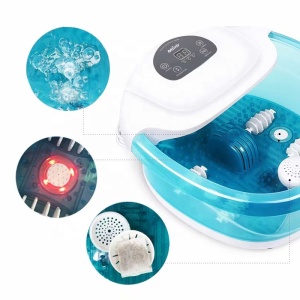 Factory Supply OEM Blood Circulation Four Roller Portable Foot Spa Bath Massager