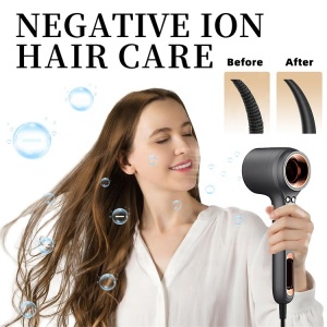 Fan Hairdryer Small And Cordless Blow & Vaneless Bladeless Hair Dryer