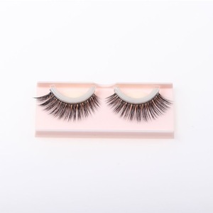 Fashion cheap 3d silk eyelash charming synthetic self-adhestive eyelashes makeup 3d silk pre-glued lashes