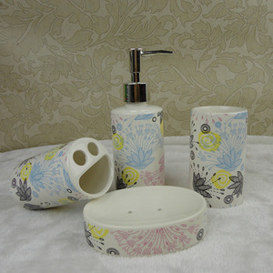 Fast moving 3pcs ceramic bath gift set