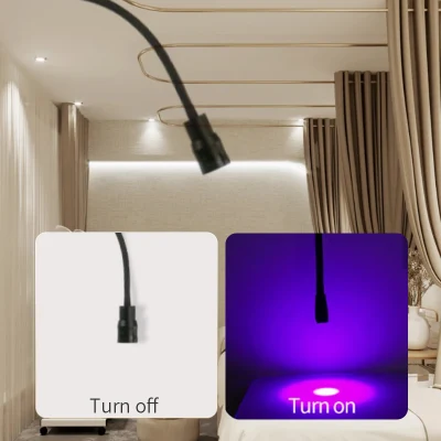 Floor Stand LED Lash Lamp for UV Extension with Foot Pedal